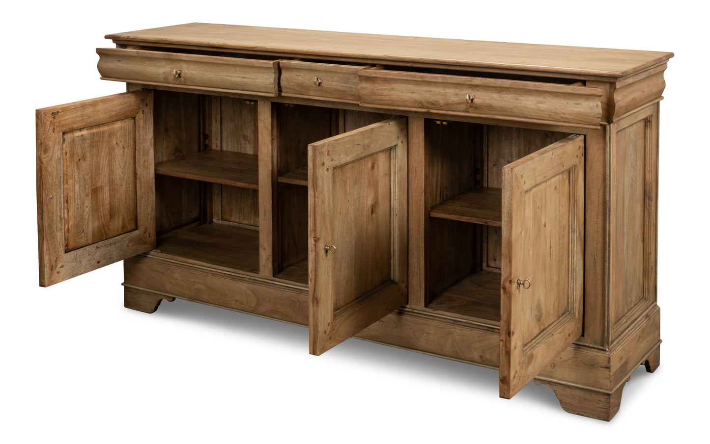 CAFE AU LAIT BUFFET  DRIFTWOOD FINISH