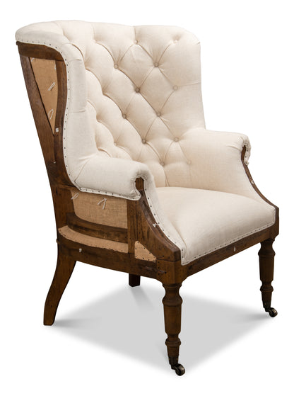 Irish Chair White Linen