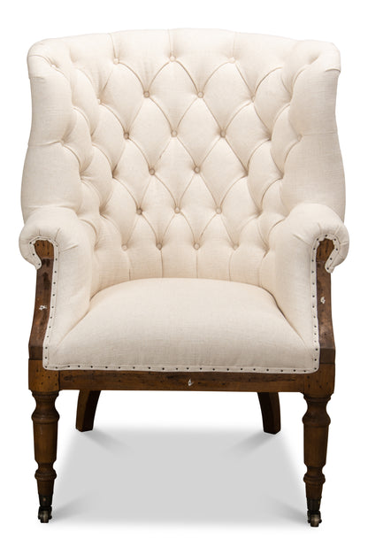 Irish Chair White Linen