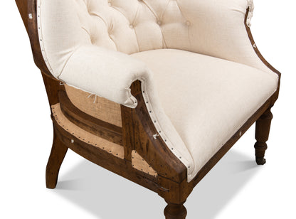 Irish Chair White Linen