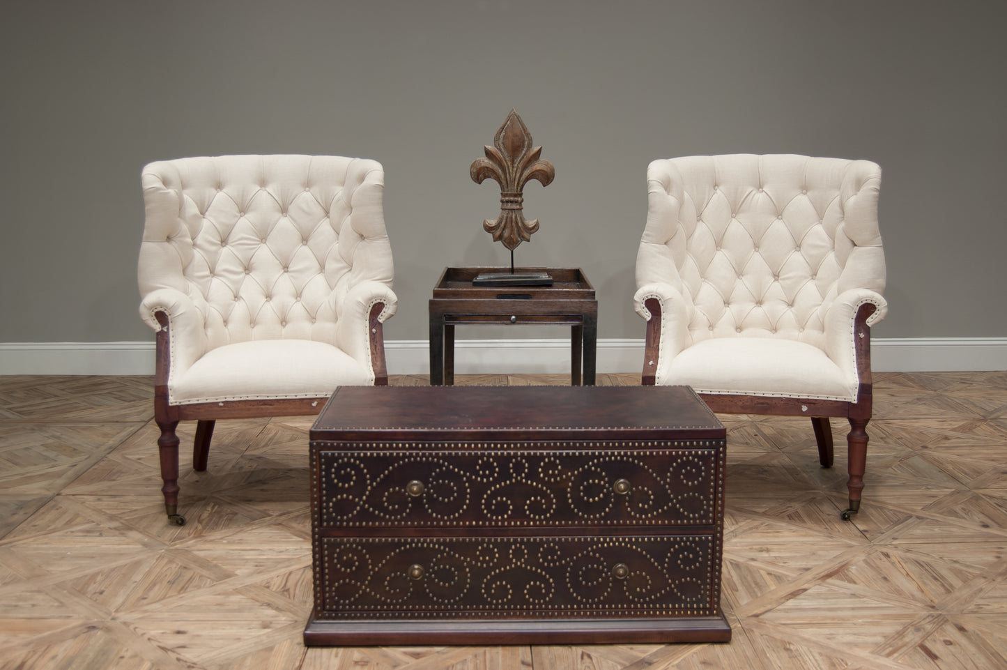Irish Chair White Linen