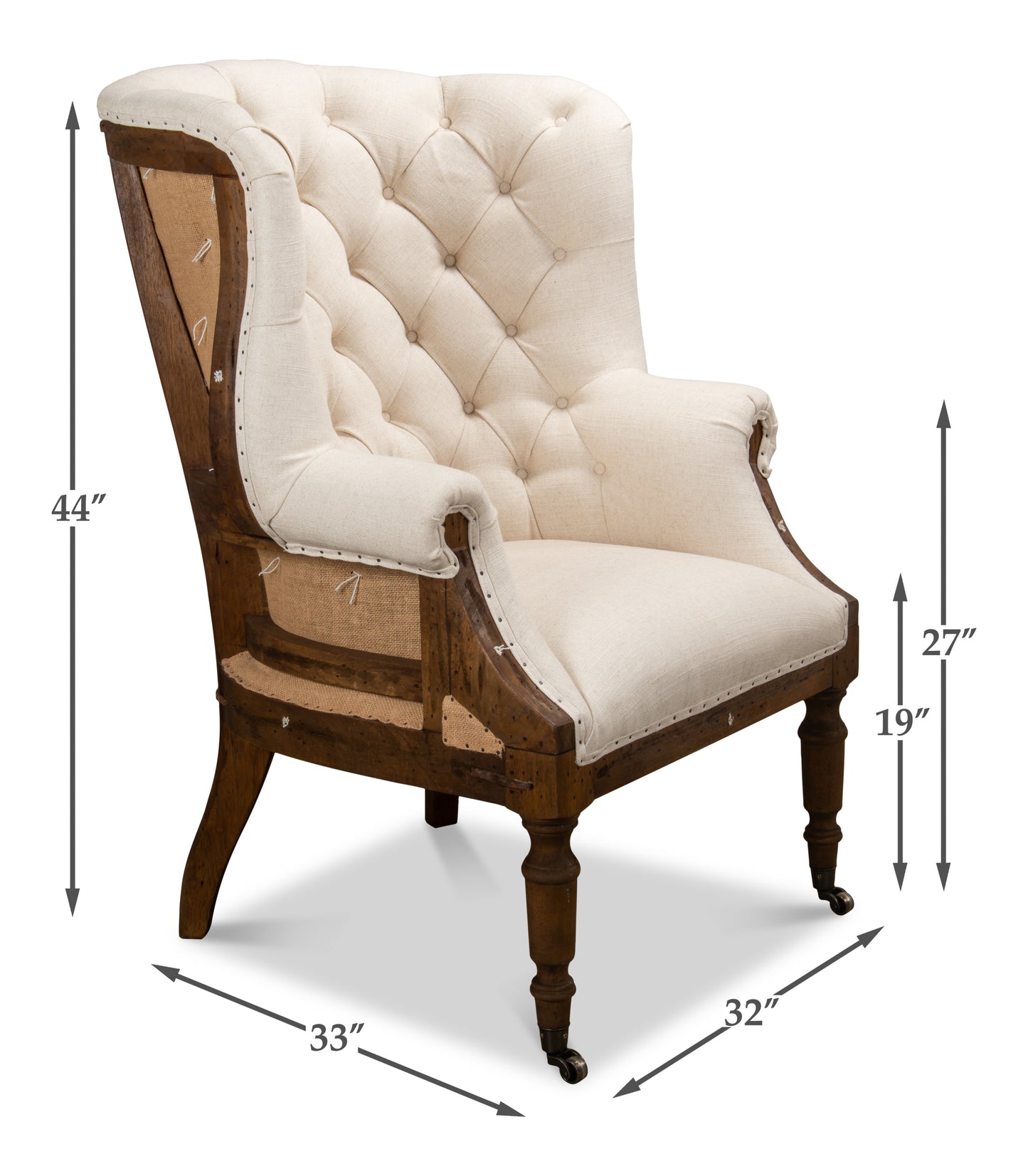 Irish Chair White Linen