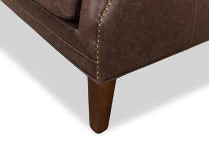 Brooks Leather Tufted 2 Seat Sofa