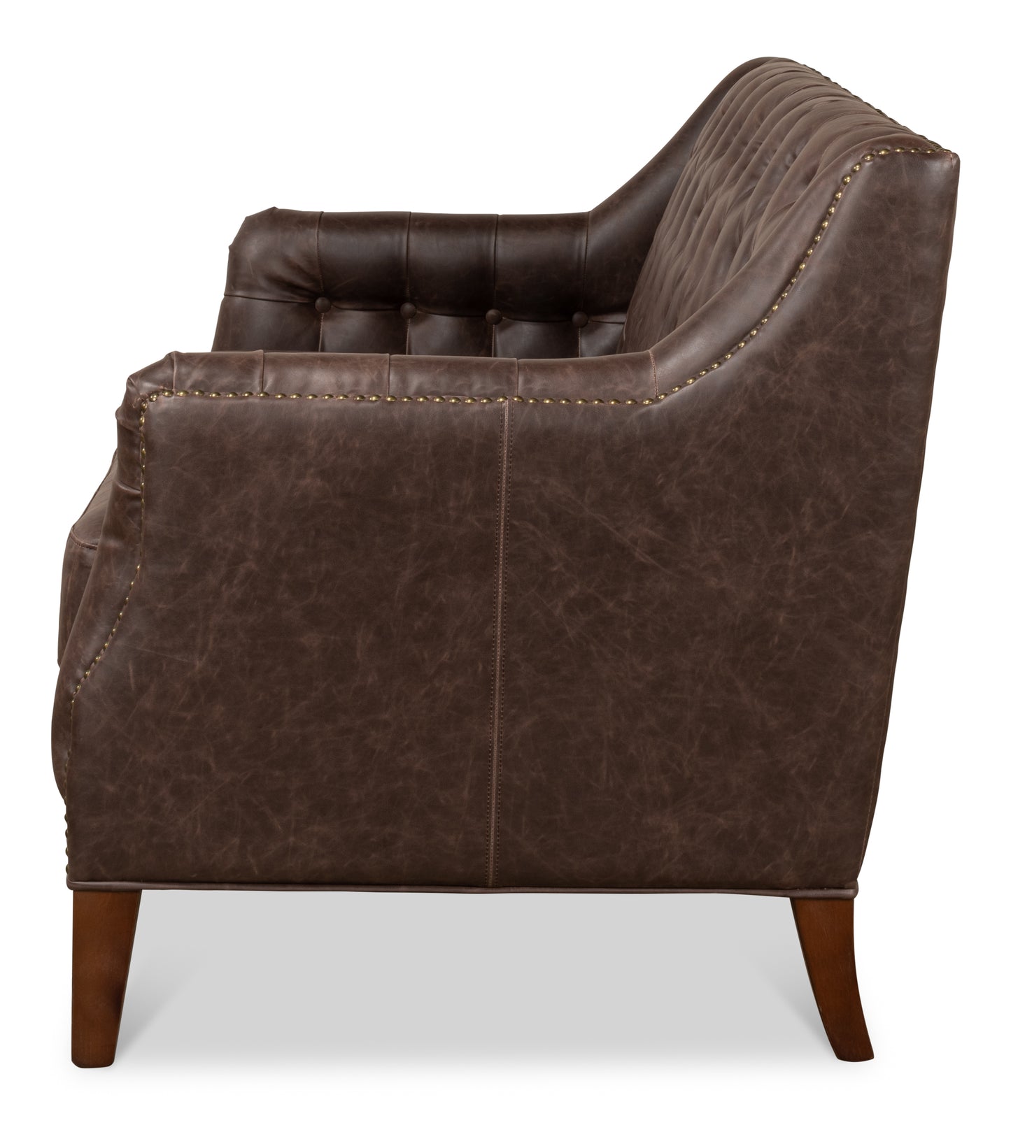 Brooks Leather Tufted 2 Seat Sofa