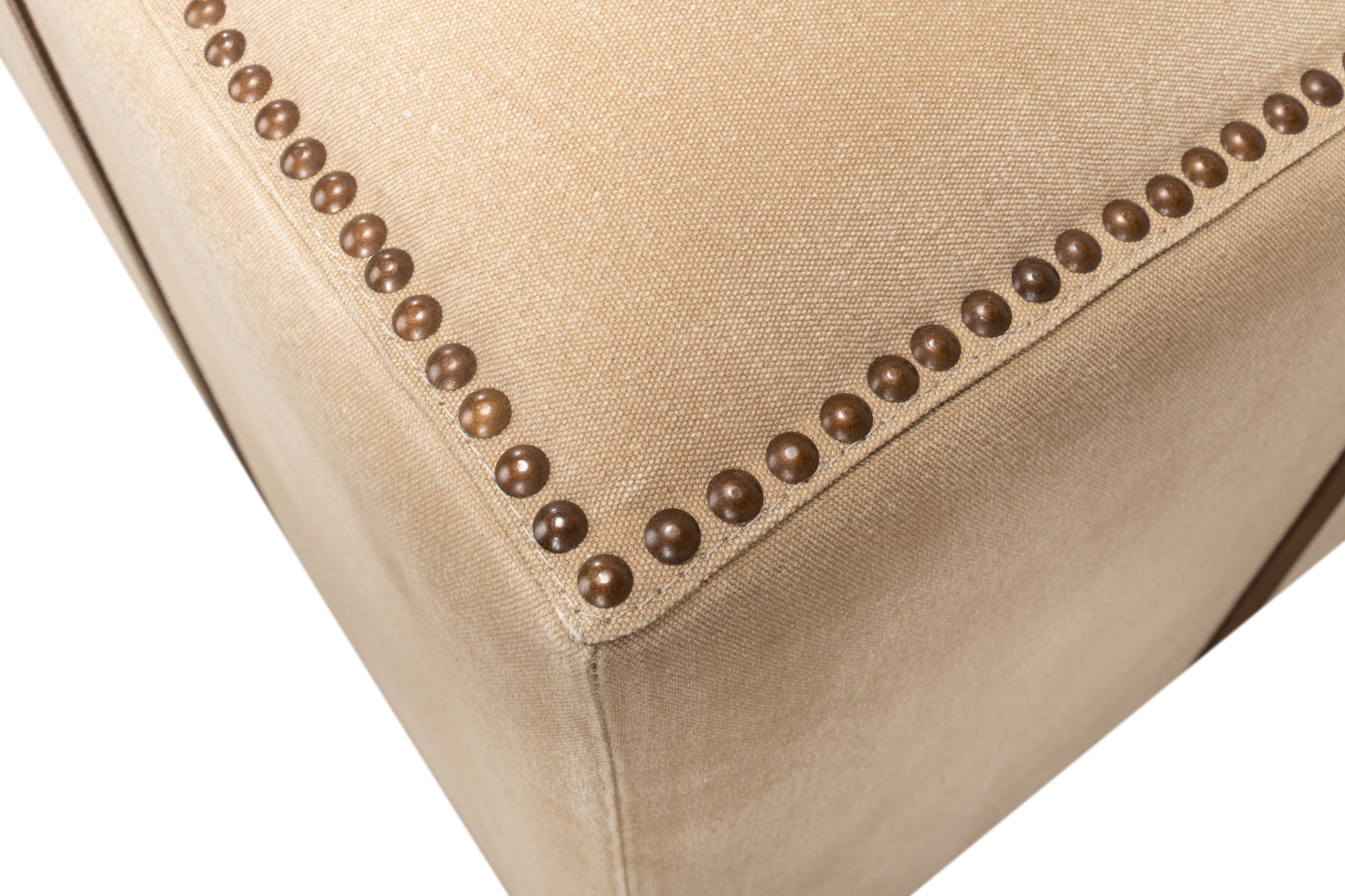 STRAP CANVAS & LEATHER STOOL