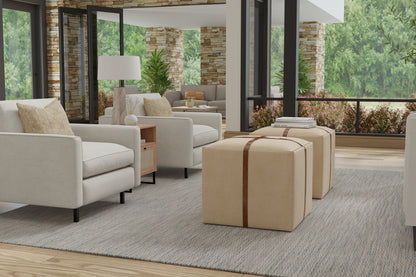 STRAP CANVAS & LEATHER STOOL