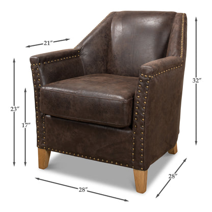 GRANVILLE LEATHER CHAIR