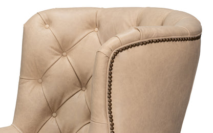 WELSH CAPPUCCION LEATHER CHAIR - CAPPUCCION LEATHER