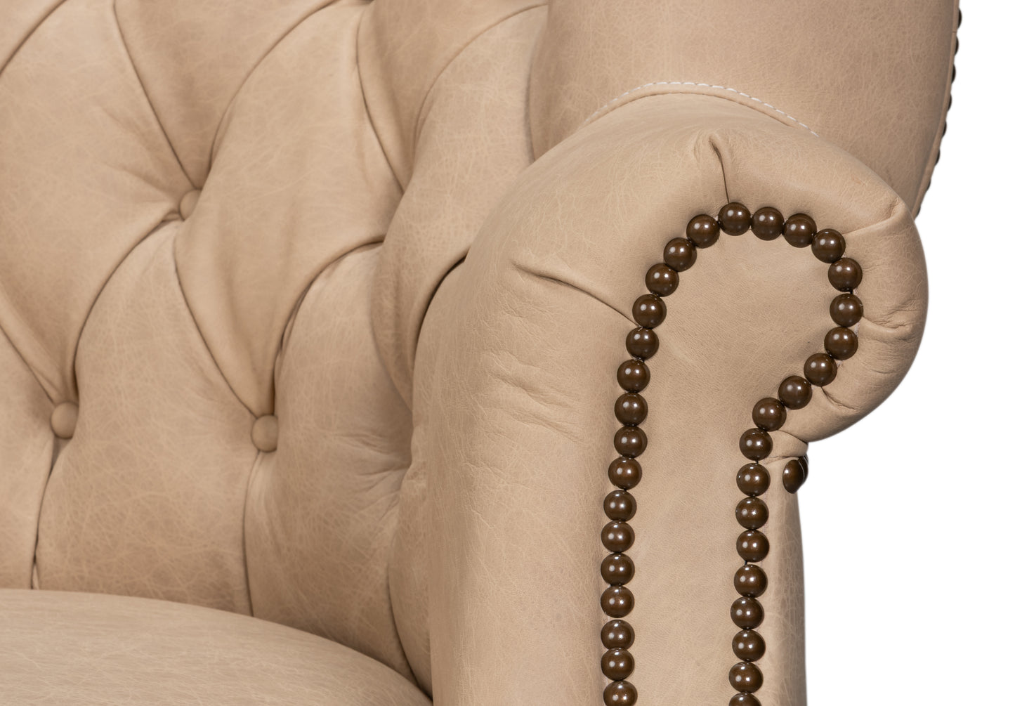 WELSH CAPPUCCION LEATHER CHAIR - CAPPUCCION LEATHER