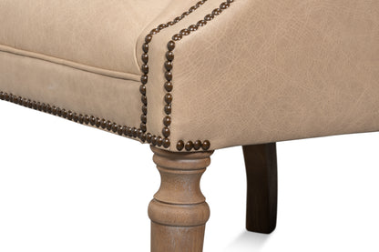 WELSH CAPPUCCION LEATHER CHAIR - CAPPUCCION LEATHER