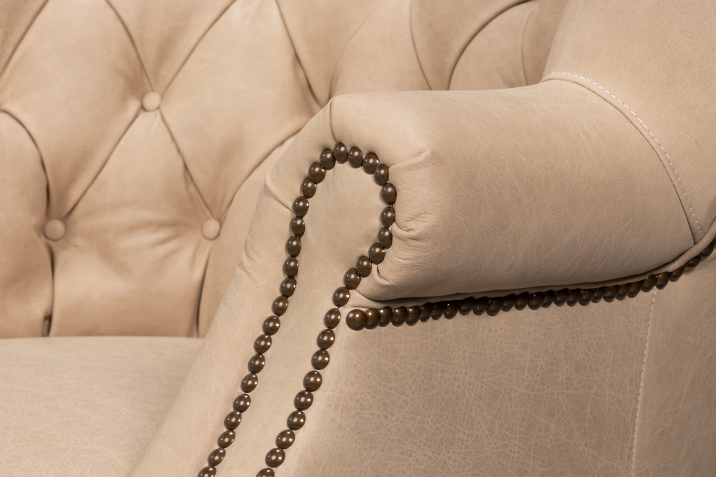 WELSH CAPPUCCION LEATHER CHAIR - CAPPUCCION LEATHER