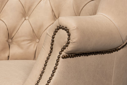 WELSH CAPPUCCION LEATHER CHAIR - CAPPUCCION LEATHER