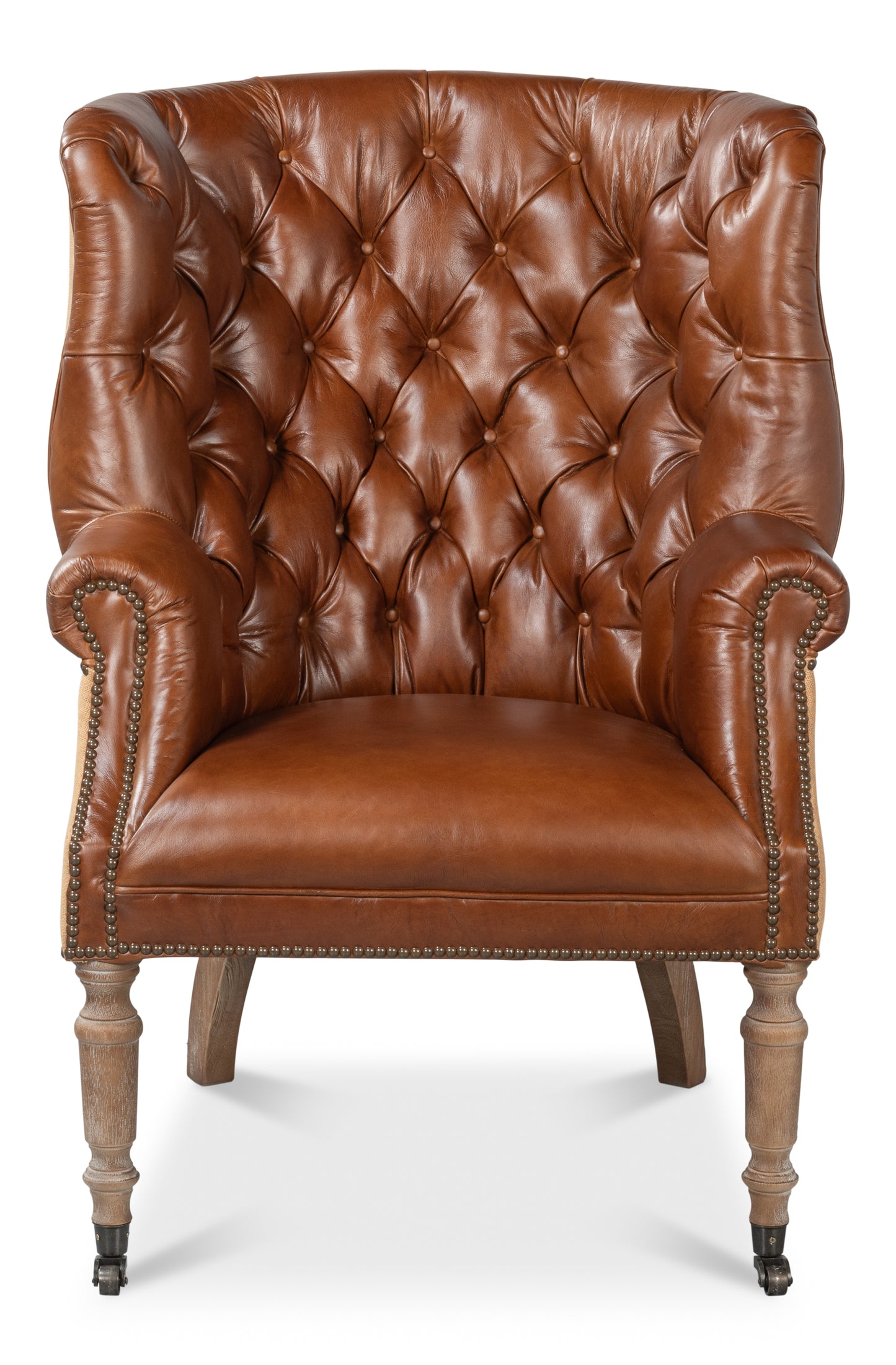 Welsh Leather & Jute Chair