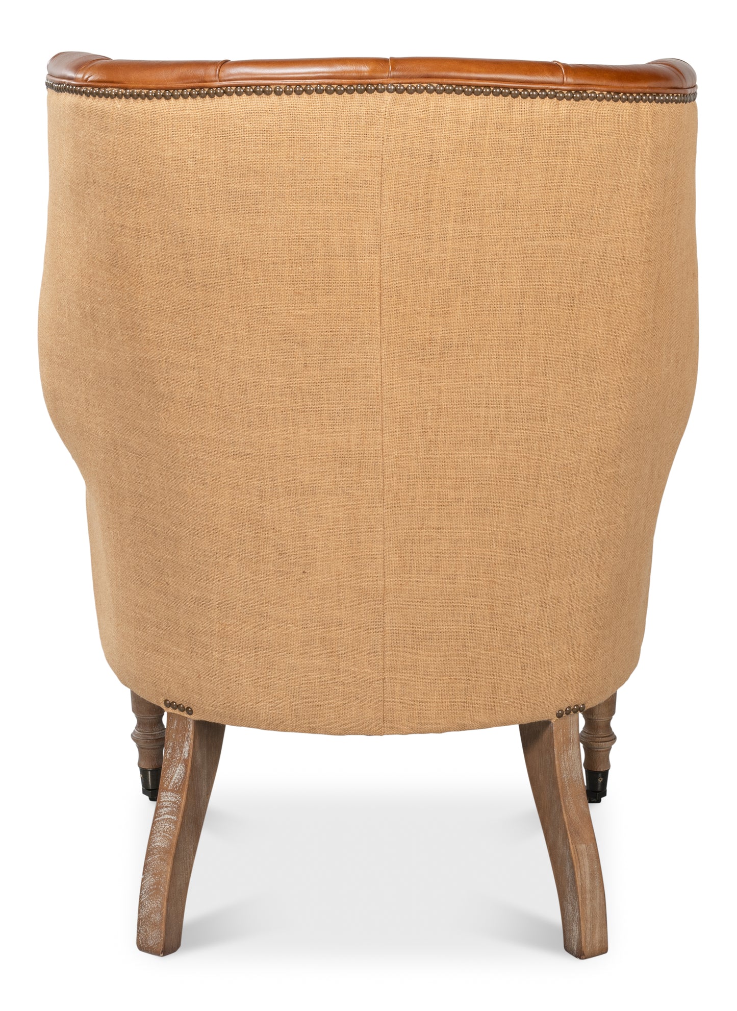 Welsh Leather & Jute Chair