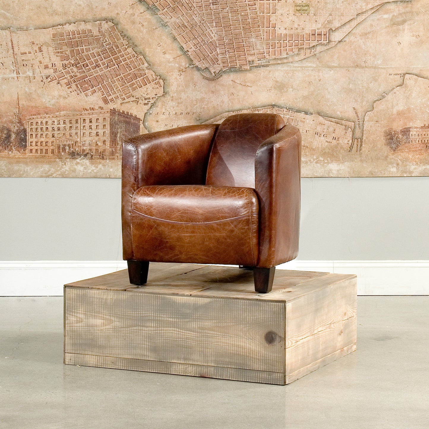 Mandy Armchair Vintage Havana