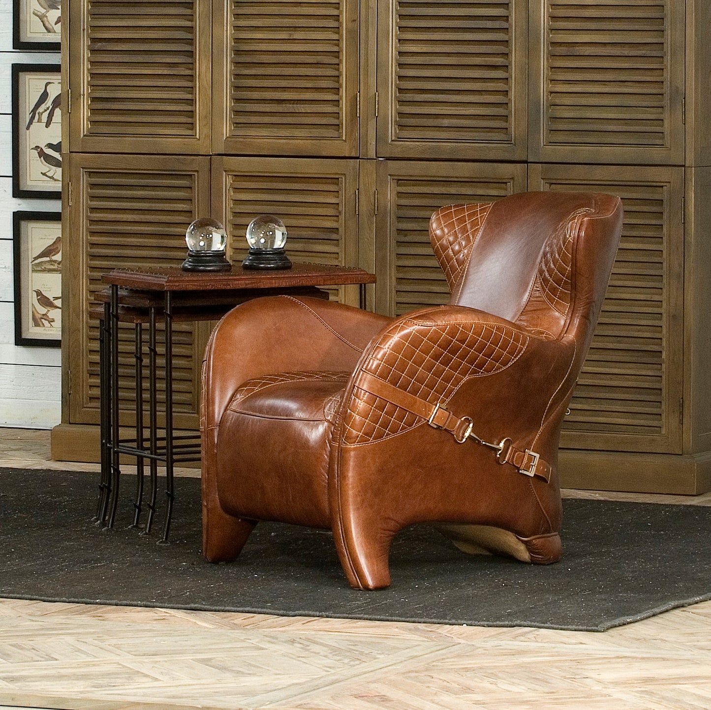 Hera Arm Chair, Brown