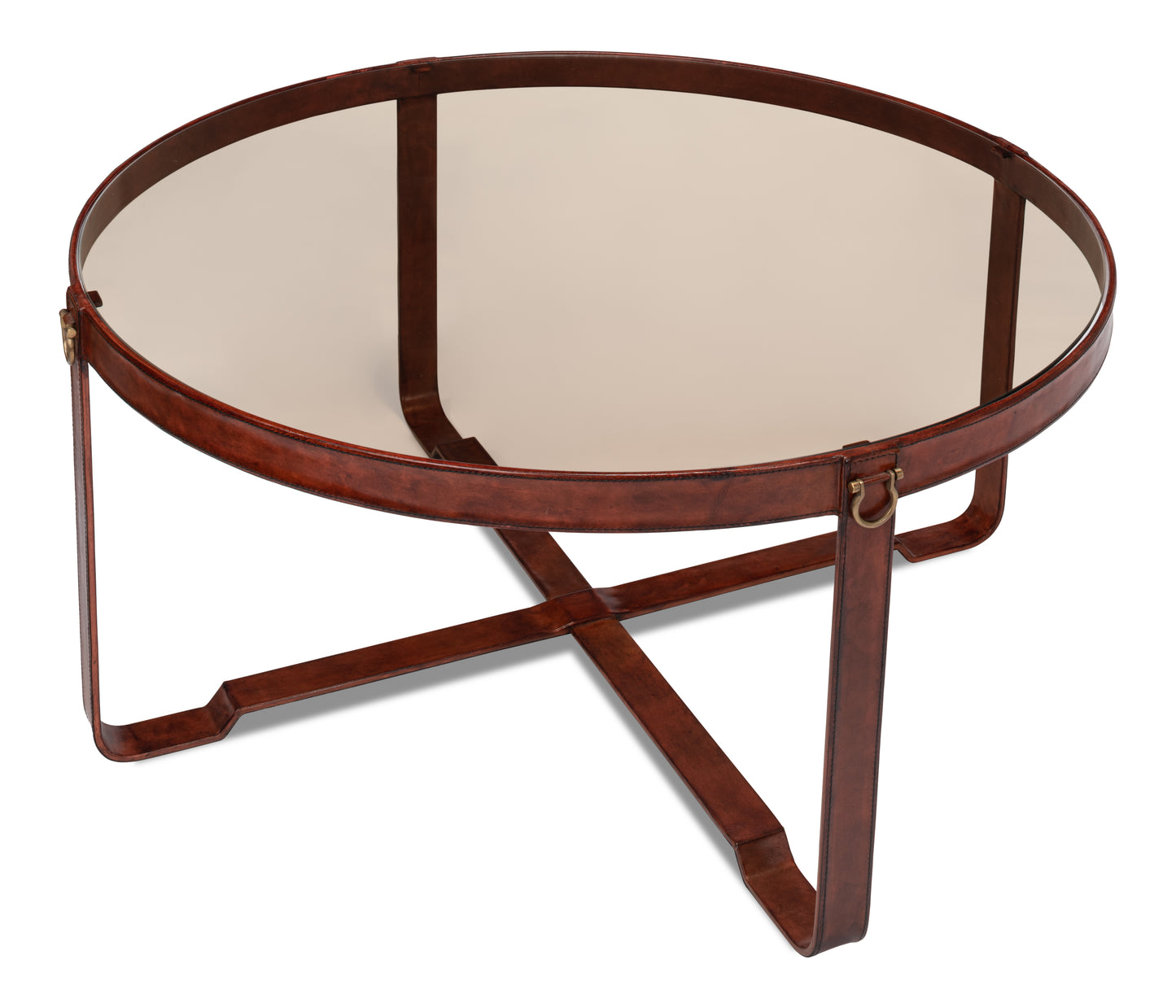 HARNESS ROUND COFFEE TABLE