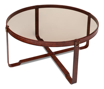 HARNESS ROUND COFFEE TABLE