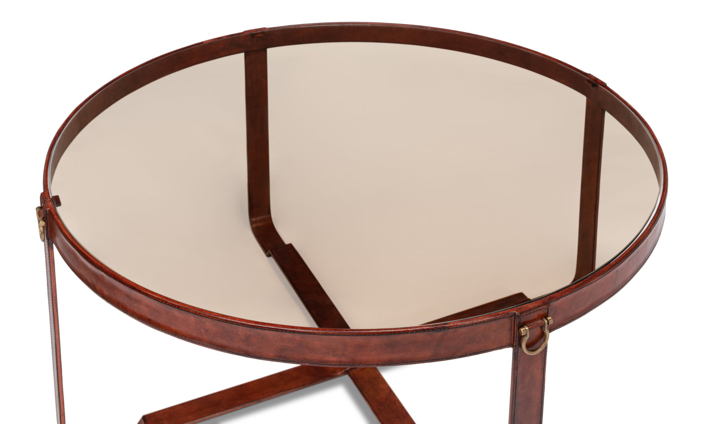 HARNESS ROUND COFFEE TABLE
