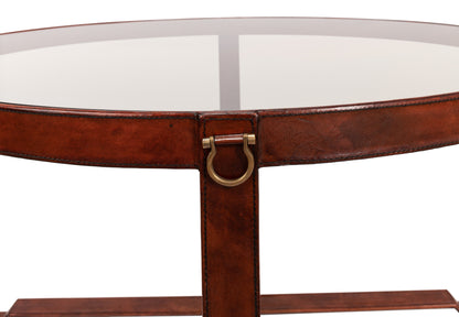 HARNESS ROUND COFFEE TABLE