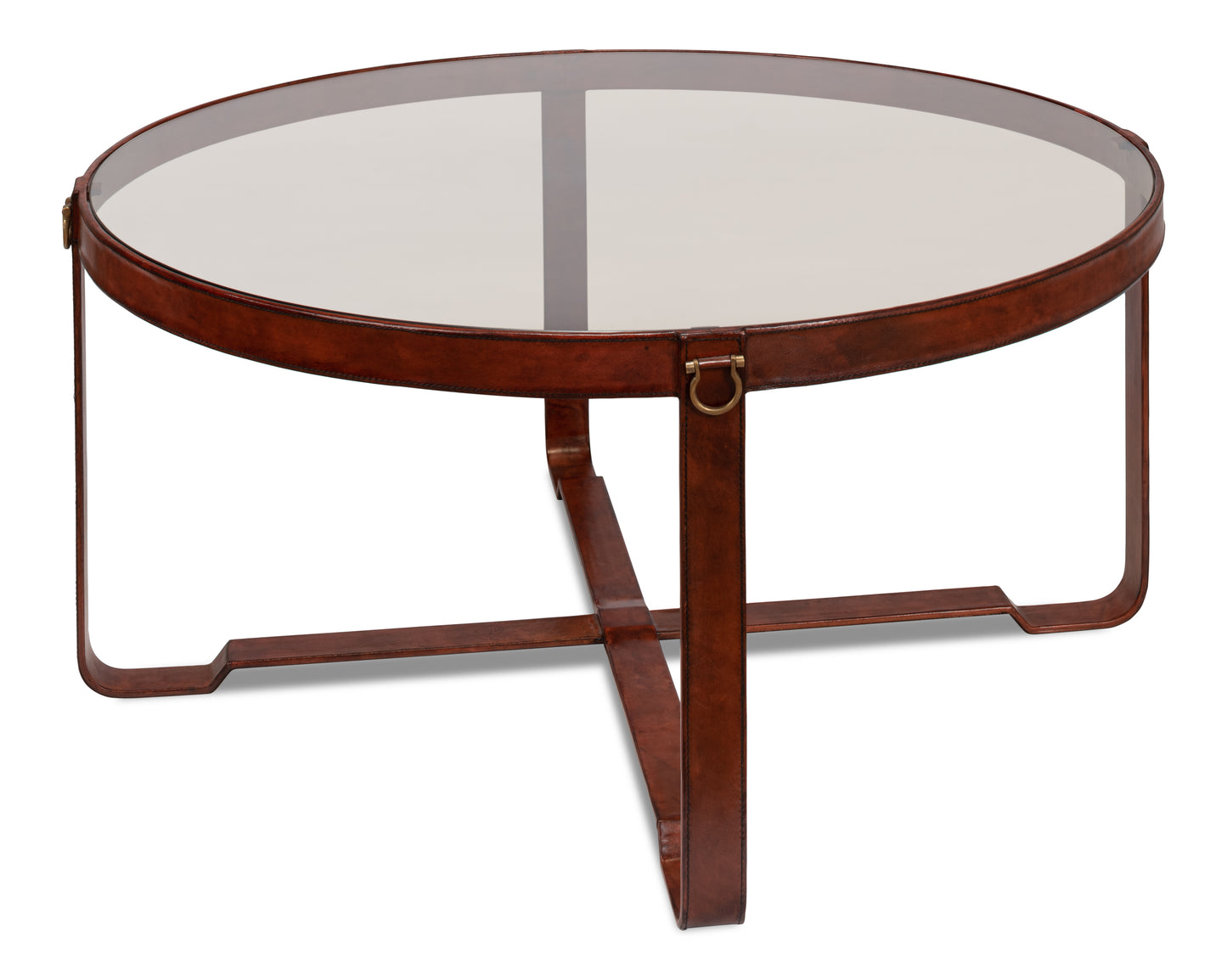 HARNESS ROUND COFFEE TABLE