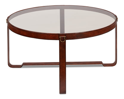 HARNESS ROUND COFFEE TABLE