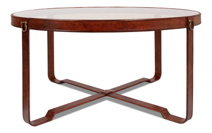 HARNESS ROUND COFFEE TABLE
