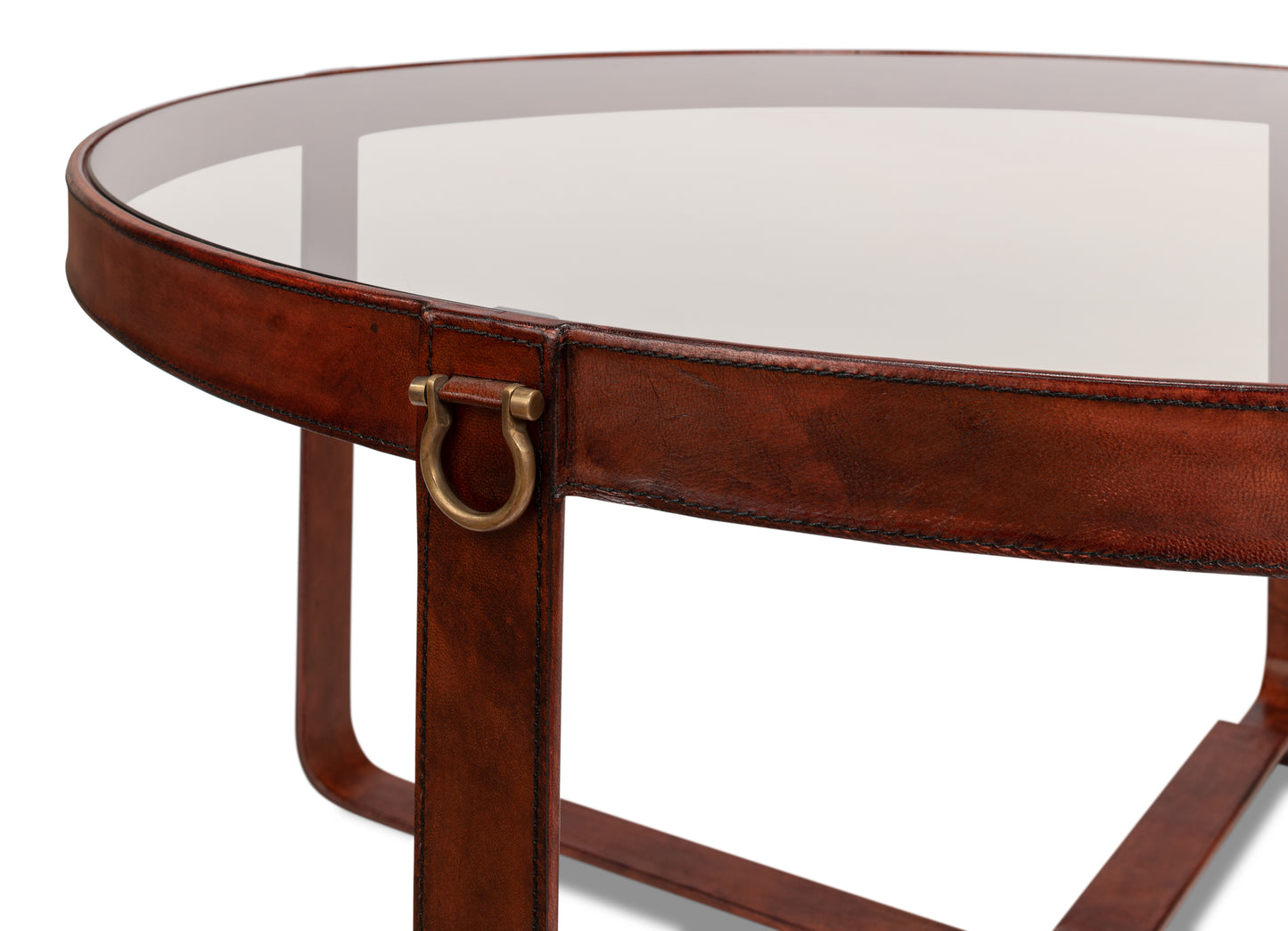 HARNESS ROUND COFFEE TABLE