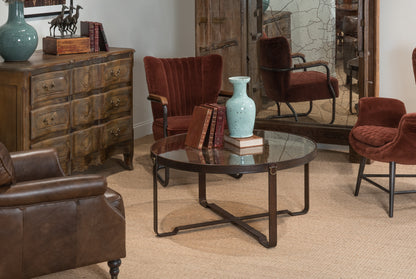 HARNESS ROUND COFFEE TABLE