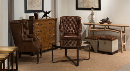 HARNESS ROUND COFFEE TABLE