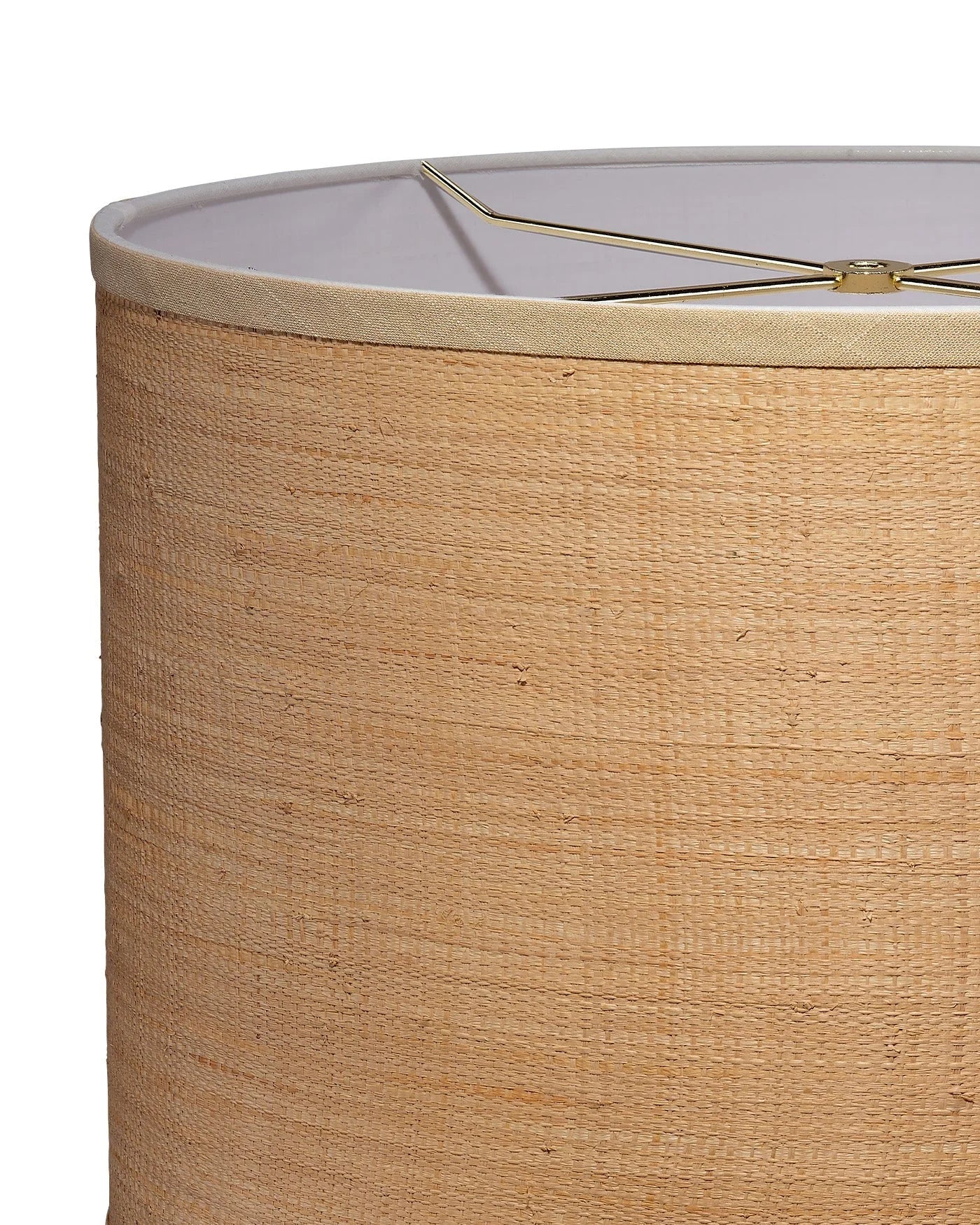 Drum Shade in Raffia, Classic