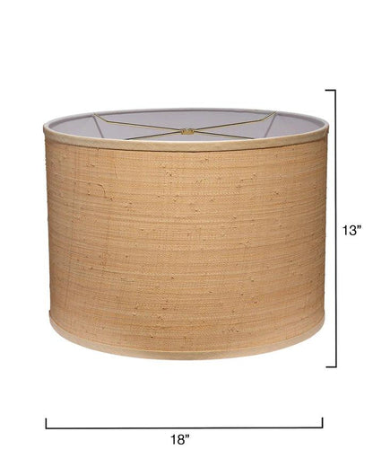 Drum Shade in Raffia, Large