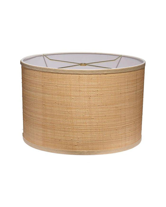 Drum Shade in Raffia, Medium