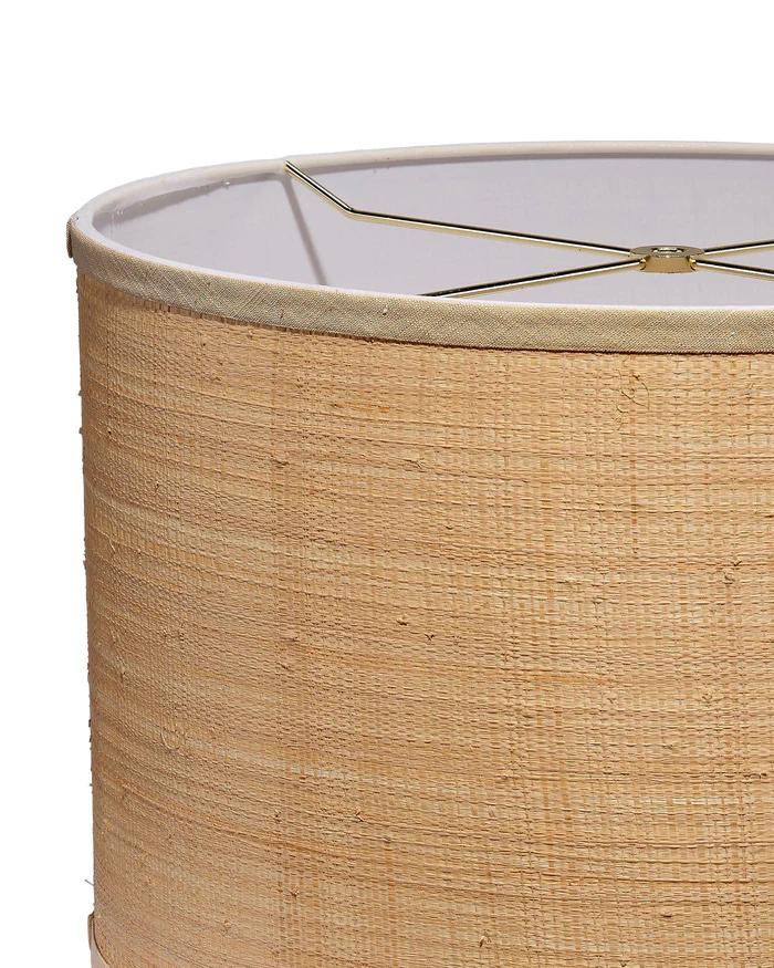 Drum Shade in Raffia, Medium