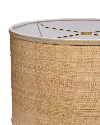 Drum Shade in Raffia, Medium
