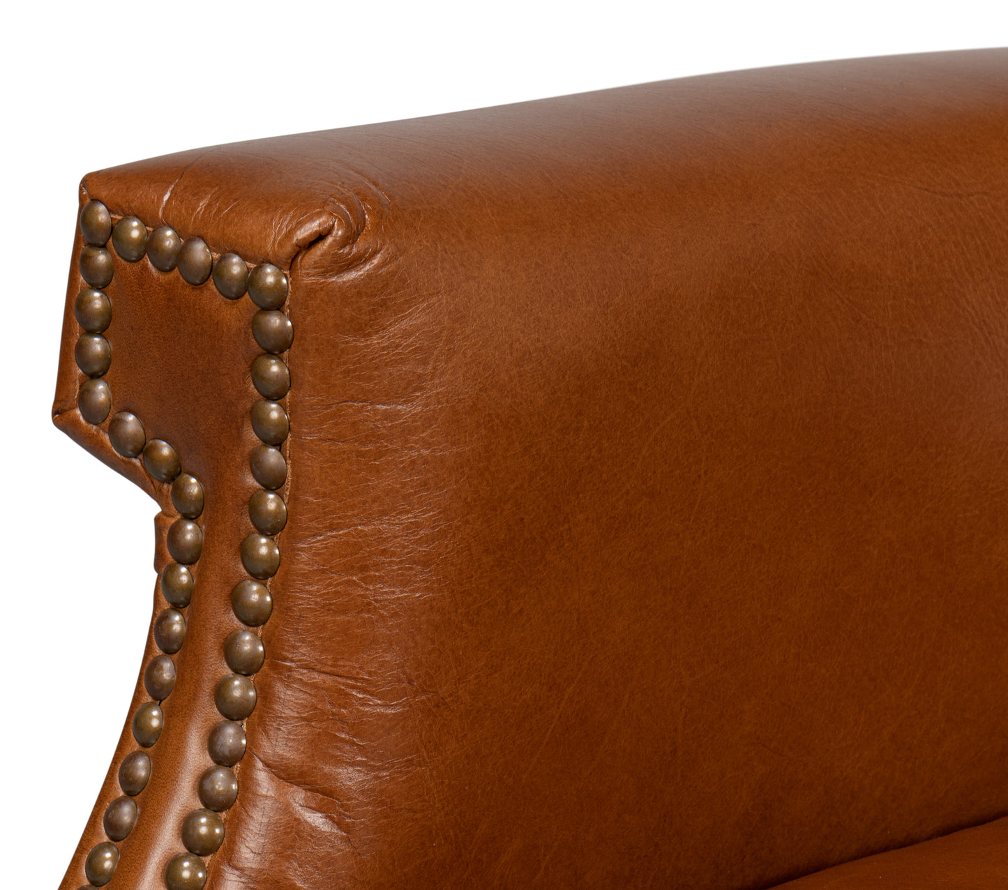 TOPEKA CHAIR, VINTAGE HAVANA LEATHER