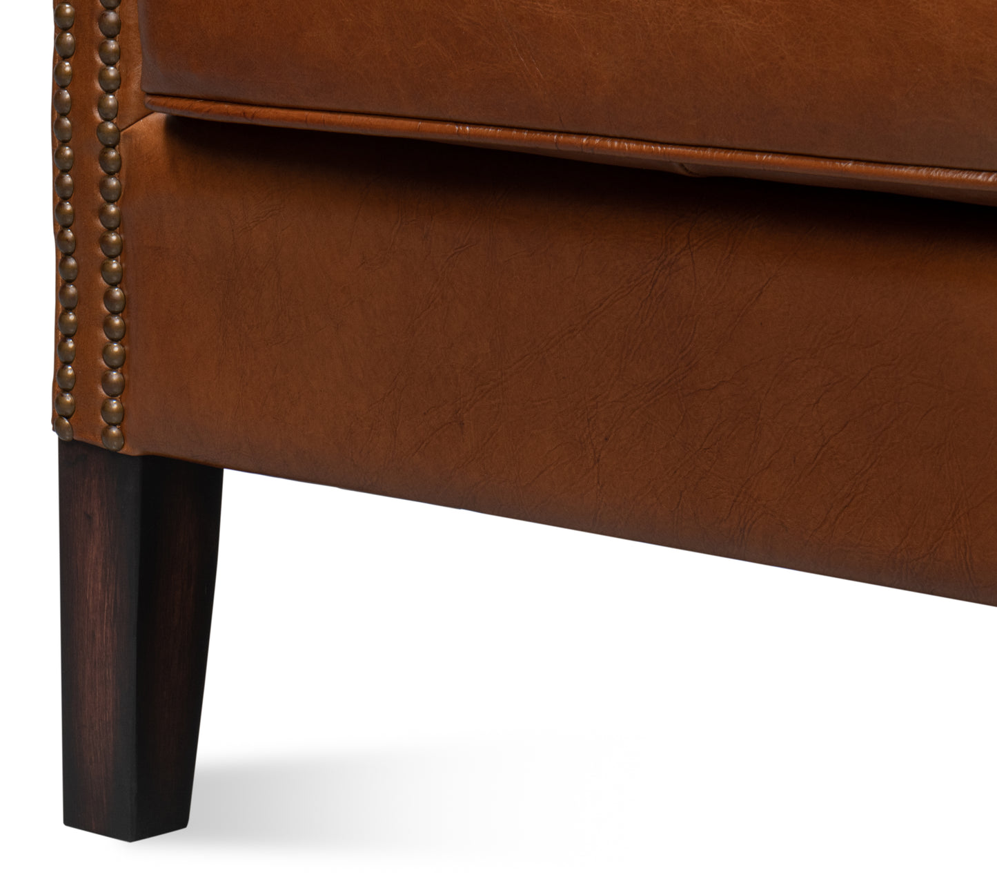 TOPEKA CHAIR, VINTAGE HAVANA LEATHER