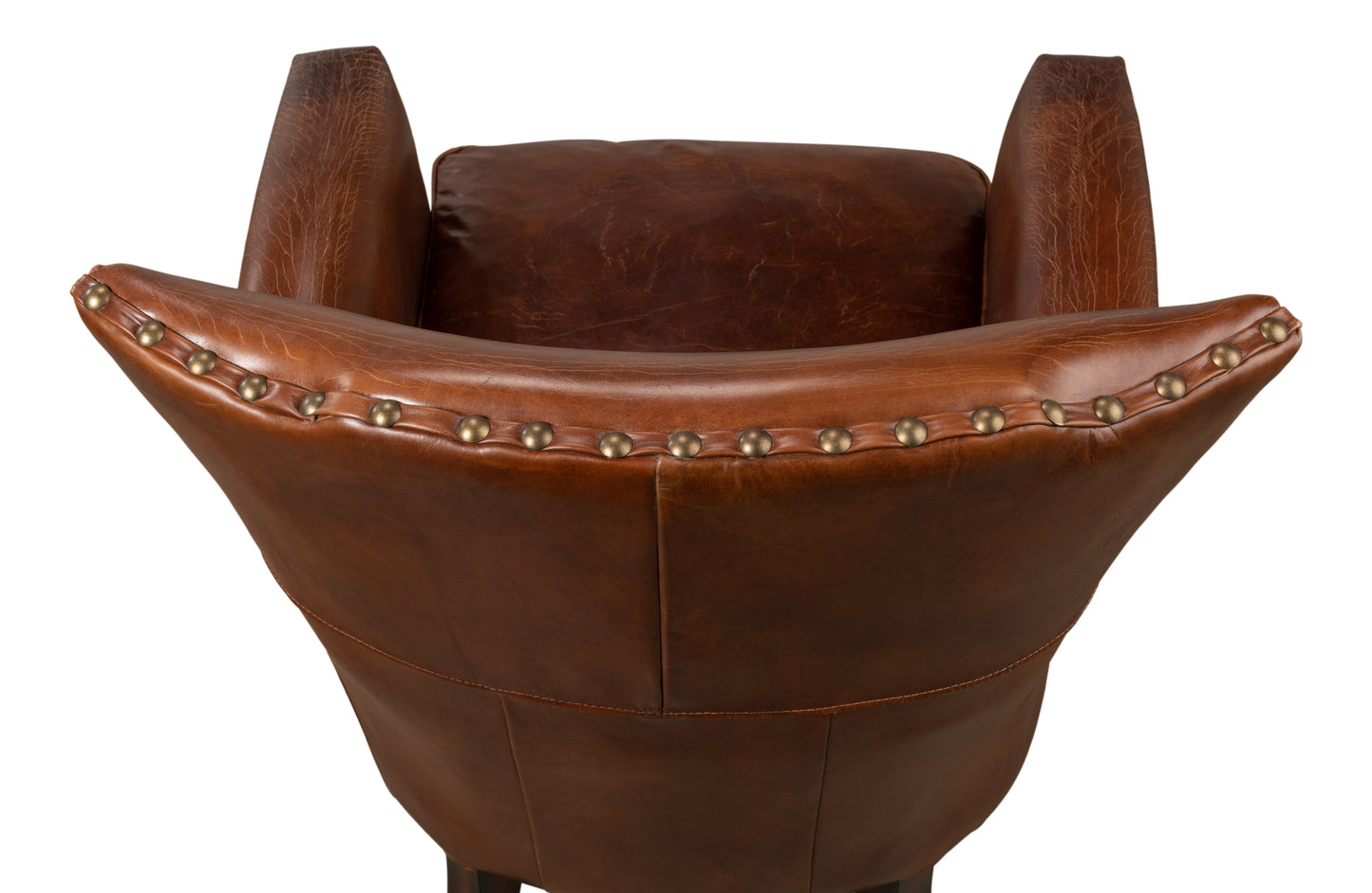 TOPEKA CHAIR, VINTAGE HAVANA LEATHER