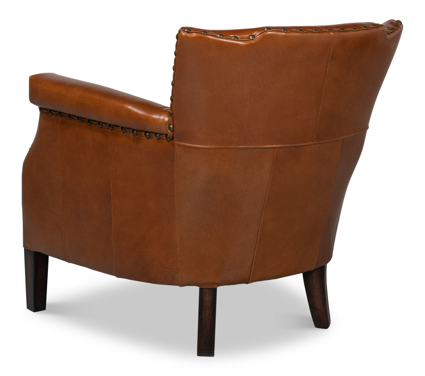 TOPEKA CHAIR, VINTAGE HAVANA LEATHER