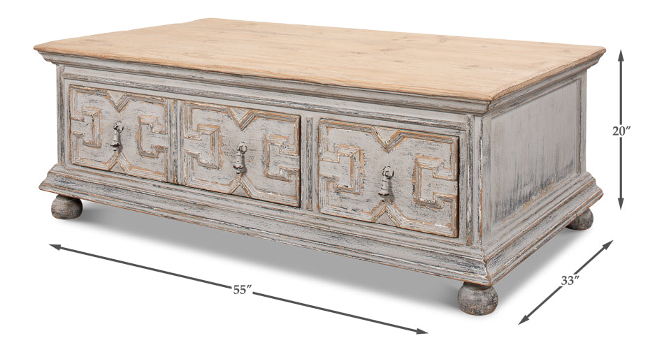 Base And Crown Coffee Table