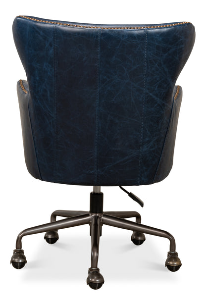 ANDREW JACKSON DESK CHAIR, CHATEAU BLUE