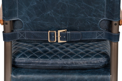 The Harley Chair-Chateau Blue Leather