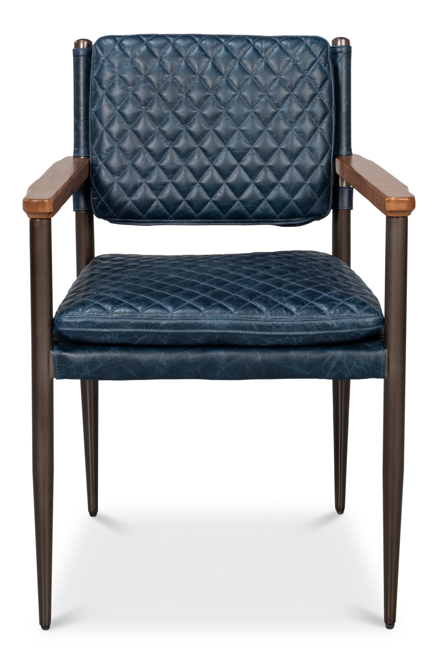 The Harley Chair-Chateau Blue Leather