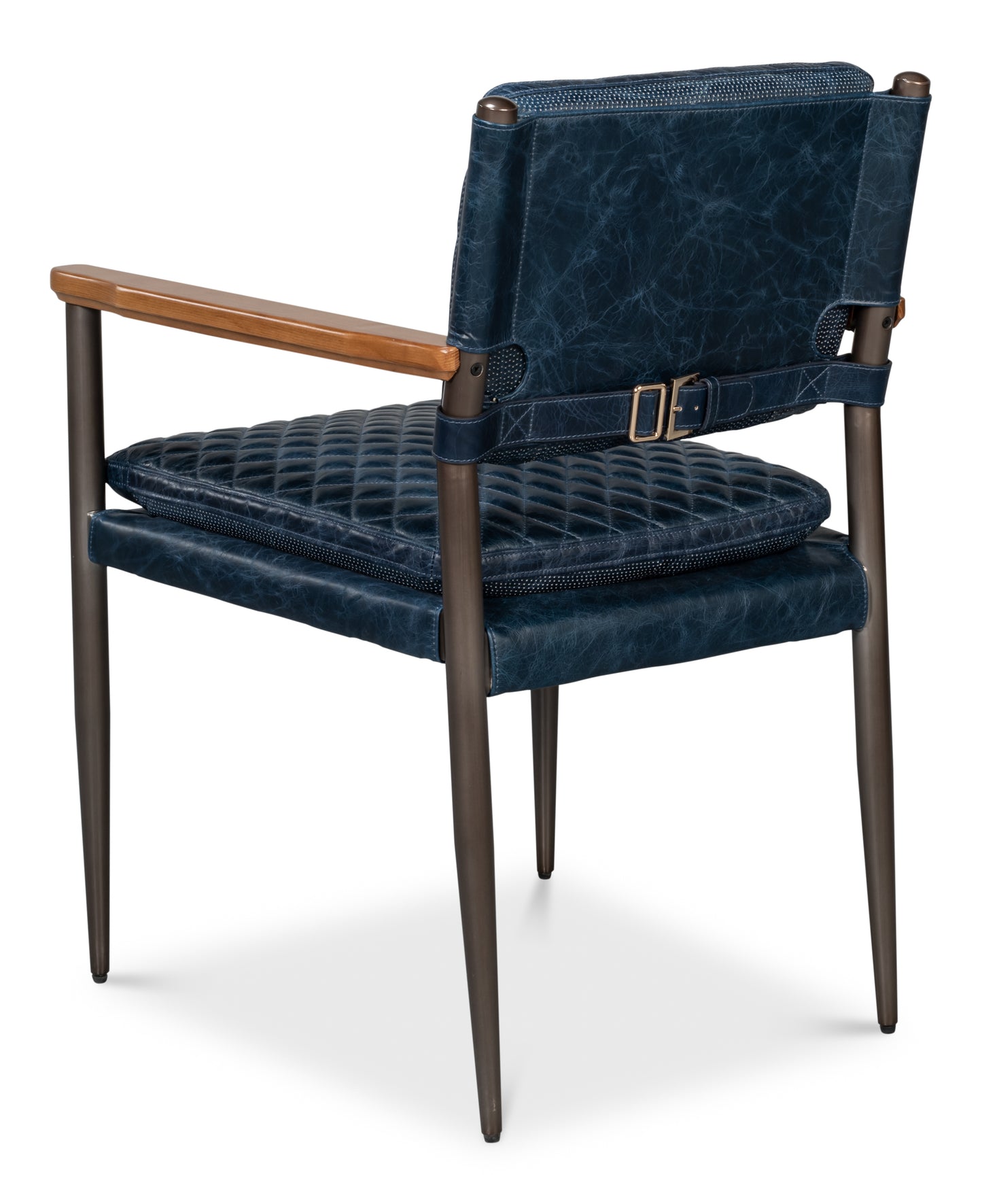 The Harley Chair-Chateau Blue Leather