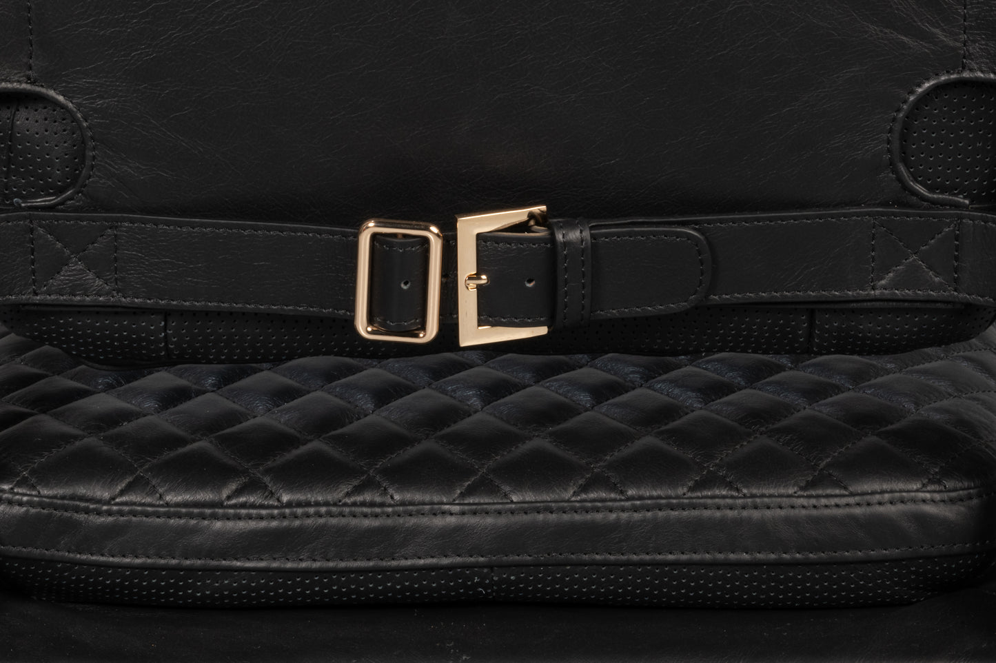 The Harley Chair-Onyx Black Leather