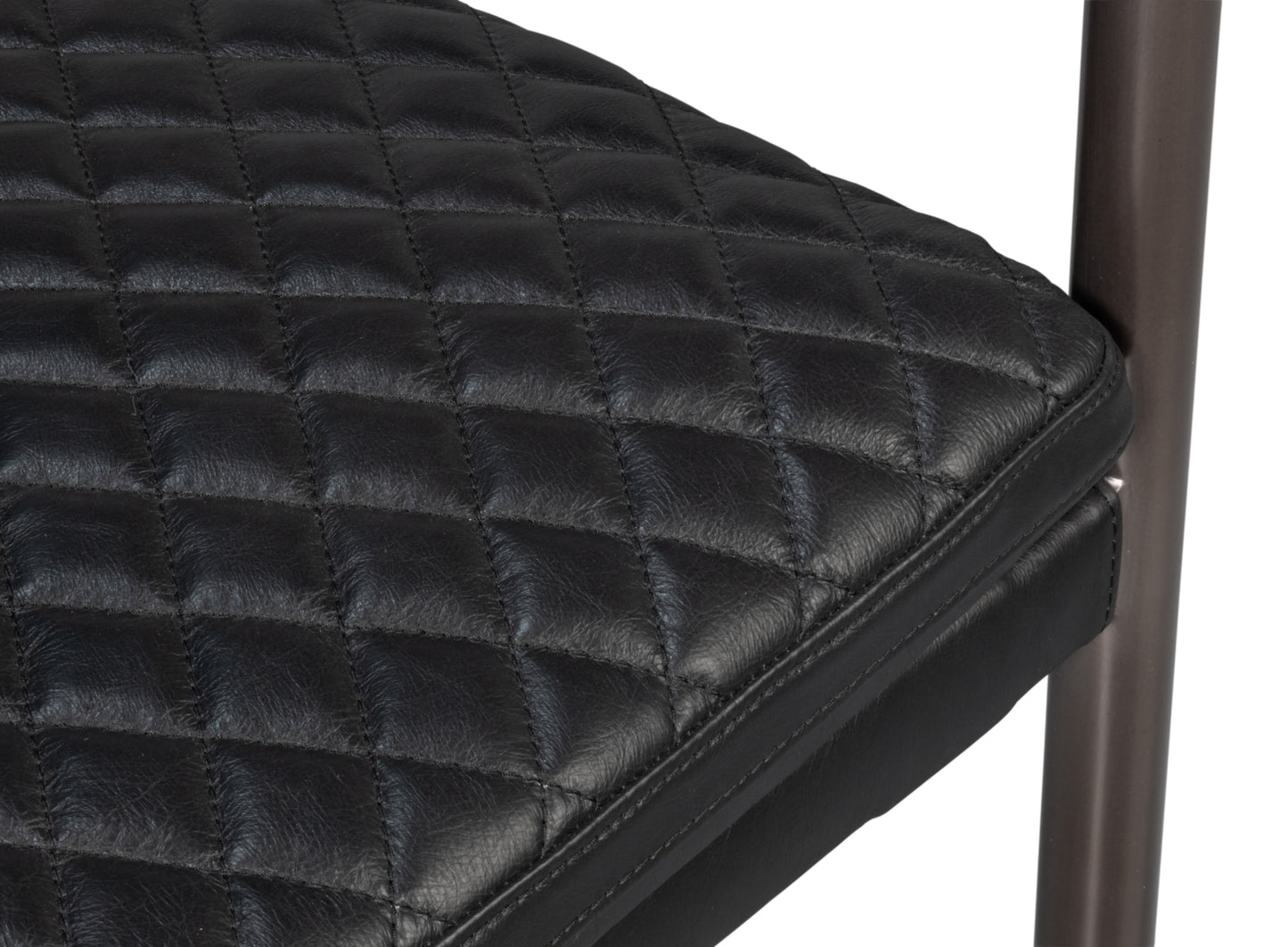 The Harley Chair-Onyx Black Leather