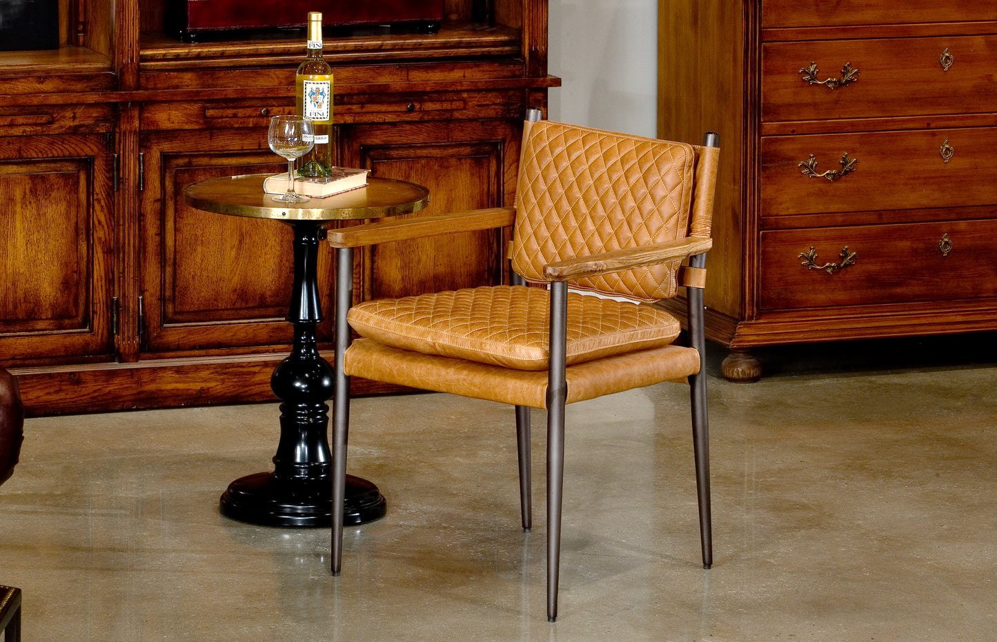 THE HARLEY CHAIR, ECLECTIC BROWN