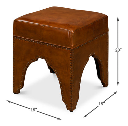 Giuseppe Footstool Light Brown