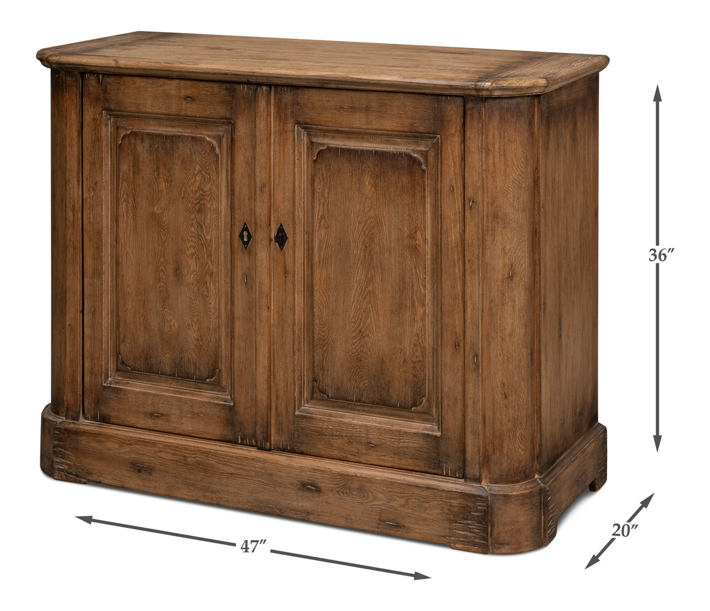 Stephano Two Door Sideboard  Brown