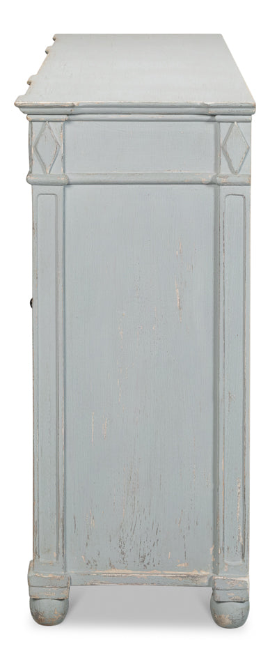 Diamond Wall Sideboard Blue/Grey